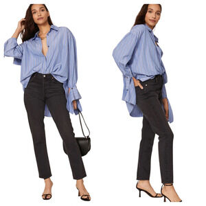 Citizens of Humanity COH Jeans Charlotte Skinny Pants Button Fly Black 25